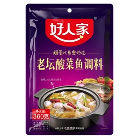 好人家 老坛酸菜鱼调料 360g